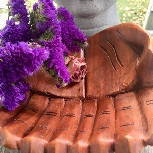 Indonesian Wooden Hand Bowl